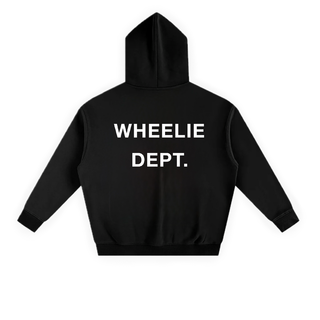 Wheelie dept. pullover hoodie