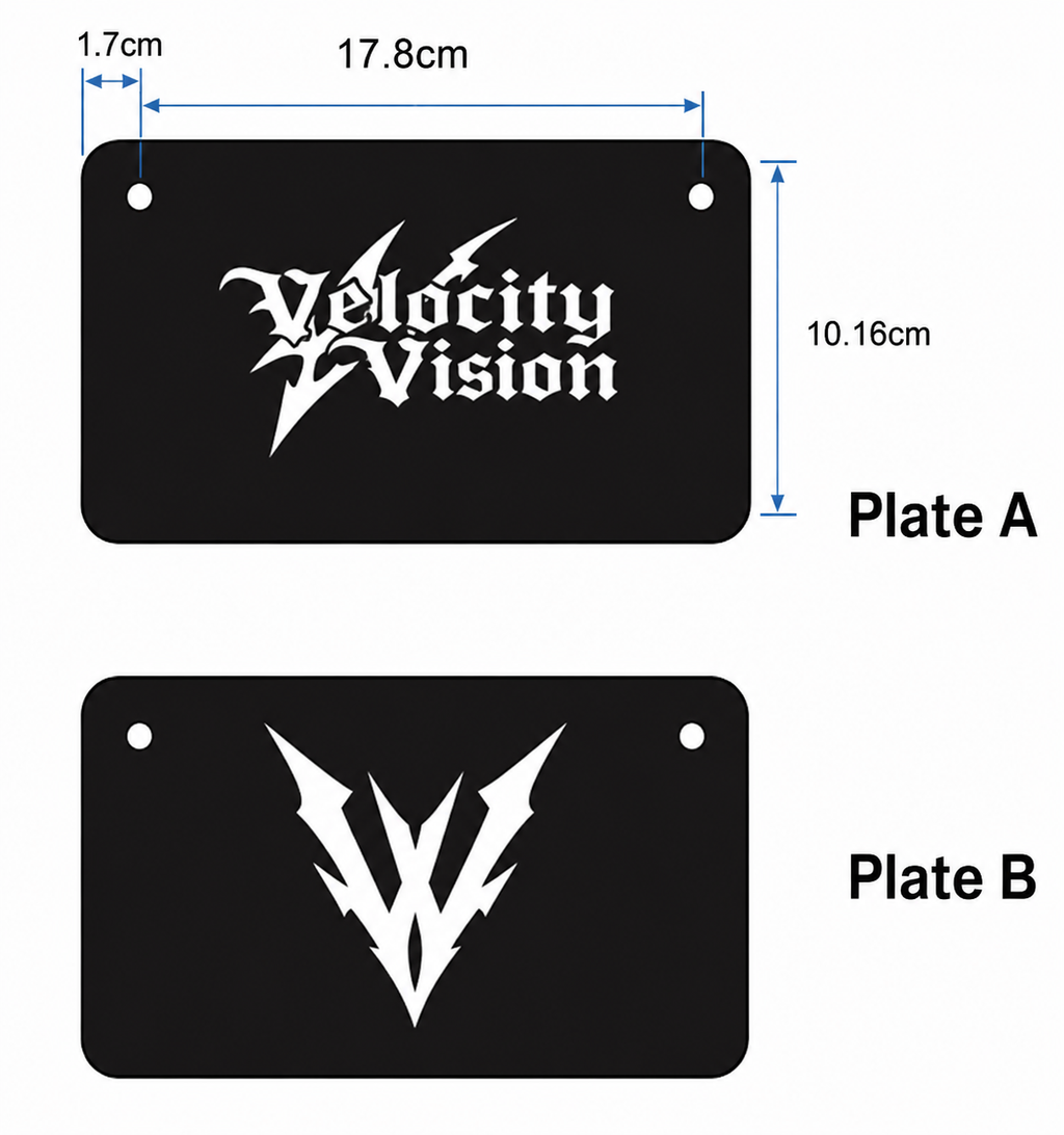 VV Vanity plate